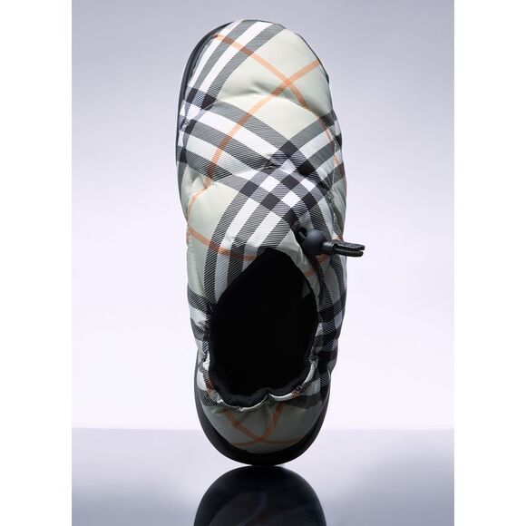 Burberry Men Check Nylon-Blend Pillow Mule - Picture 7 of 7